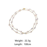 SIMPLE NATURAL FRESHWATER PEARL NECKLACE_CWAJE3827
