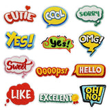 FUNNY TEXT PATCH EMBROIDERED CLOTH PATCH_CWMM4051