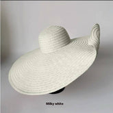SUMMER OVERSIZED BRIM STRAW HAT FOR WOMEN_CWAH3399