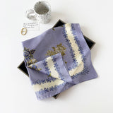 LETTER PRINT SATIN SQUARE SCARF FOR WOMEN_CWASC0810