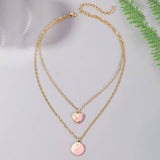 HEART CHARM LAYERED NECKLACE_CWAJE0437