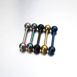 FRESH DESIGN STAINLESS STEEL TONGUE BAR PIERCING_CWMM9596