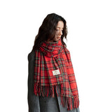 PLAID COLORBLOCK SCARF CLASSIC WINTER WRAP_CWASC2347
