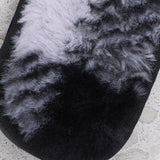 HOME TWO COLOR PLAID PLUSH SLIPPERS_CWSHS0365