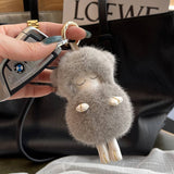 CUTE PLUSH LAMB CAR KEYCHAIN BAG PENDANT GIFT_CWMM2540