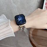 IWATCH9 1 SE DOG PAW ORNAMENT GENUINE LEATHER STRAP_CWWW0060