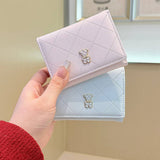 Cute Quilted Bear 3-Fold Wallet Ins_Cwab06257