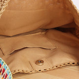 RETRO COLOR SHOULDER STRAP WOVEN BAG_CWAB2019