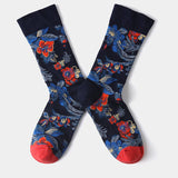 RETRO JACQUARD STREET SKATEBOARD SOCKS_CWMS0162