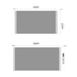 KNITTED SOFT BLANKET WITH TASSELS_CWMM0206