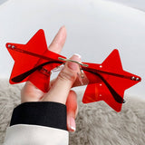 STAR SHAPEDR SUNGLASSES FASHION PARTY GLASSES_CWASG0348
