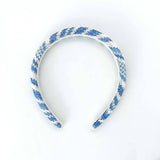 NEW RAFFIA PP STRAW PADDED HIGH CROWN HEADBAND_CWAHA6341