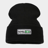 PATCHWORK KNITTED HAT PERSONALITY HIP HOP PILE H_CWAH2086