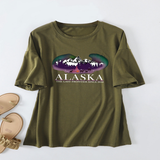 Trendy Plus Size T-Shirt For Women, Loose Fit