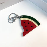 CUTE WATERMELON MAKEUP MIRROR KEYCHAIN ACRYLIC_CWMM6380