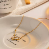 NEW BUTTERFLY DIAMOND NICHE LUXURY NECKLACE_CWAJE1440