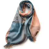 ELEGANT PLAID SHAWL WINTER SCARF FOR WOMEN_CWASC0170