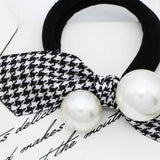 BOW DECORATION SCRUNCHIES ELASTIC HAIR BANDS_CWAHA0141