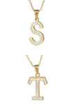 FASHION ALPHABET PENDANT CHARM NECKLACE_CWAJE219