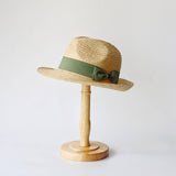 SUMMER BOW FASHIONABLE ALL MATCH STRAW HAT_CWAH3486