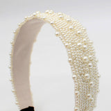 PURE HANDMADE WIDE BRIMMED PEARL HEADBAND_CWAHA0365