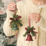 Pinecone Bell Xmas Wreath Hanging Decor_Cwmm10584