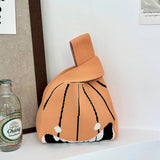 Halloween Collection Vintage Knitted Tote Bag_Cwab3225