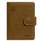 Vintage Rfid Travel Passport Wallet_Cwab1611