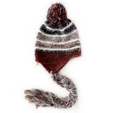 SWEET MIXED COLOR EARMUFFS KNITTED HAT_CWAH2049