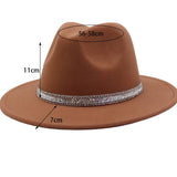 BRITISH STYLE WOOL FEDORA HAT UNISEX RETRO HAT_CWAH04391
