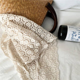 BOHO COTTON TRIANGLE SCARF SUMMER NECK WRAP_CWASC0842