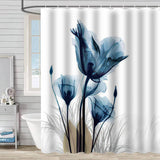 FLOWER BATHROOM ISOLATION SHOWER CURTAIN_CWMM1801
