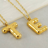 18K GOLD 26 LETTER PENDANT NECKLACE_CWAJE0676