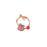 CUTE CARTOON SMILING DINOSAUR KNOTTED HAIR TIE_CWAHA1862