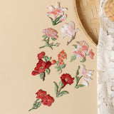 3D FLOWER EMBROIDERED PATCH FOR FABRIC REPAIR_CWMM5922