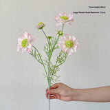 SINGLE STEM 5 HEAD FLOCKED COSMOS DAISY FLOWER_CWMM6573