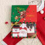 3 PAIRS OF GIFT BOX PARENT CHILD MIDDLE TUBE SOCKS_CWMS0971