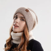 Winter Two-Color Hat And Scarf Two-Piece Set_Cwasc1119