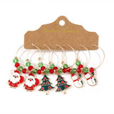 PERSONALIZED SIMPLE CHRISTMAS HOLIDAY EARRINGS_CWAJE1987
