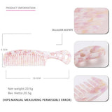 GRADIENT TOOTH ACETATE HAIR COMB WIDE TOOTH COMB_CWAHA4191