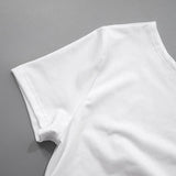 Solid One-Shoulder Asymmetrical Cropped Top