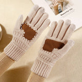 Winter Non-Slip Knitted Warm Touch Screen Gloves_Cwmm2878