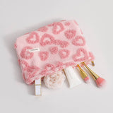 Cute Plush Heart Makeup Cosmetic Pouch Bag_Cwab06092