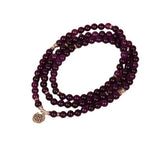 108 PURPLE BEADED BRACELETS WITH STRETCHY BANDS_CWAJE3940
