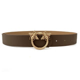Women Fashion Retro Bees Buckle Belt_Cwabe0151