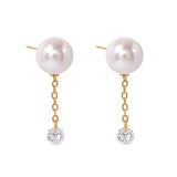 EXQUISITE PEARL ZIRCONIA 18K EARRINGS_CWAHA0906