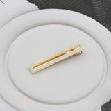 ACETATE HOLLOW SQUARE HAIR CLIP DUCKBILL BANG PIN_CWAHA2624