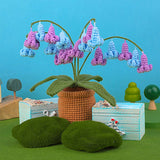 NEW BLUEBELL POTTED PLANT CROCHET MATERIAL PACKAGE_CWMM0823