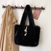 Winter Fashion Shoulder Bag Underarm Plush Bag_Cwab4017