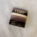 Striped Fabric Scrunchie Retro Headband Set_Cwaha07920